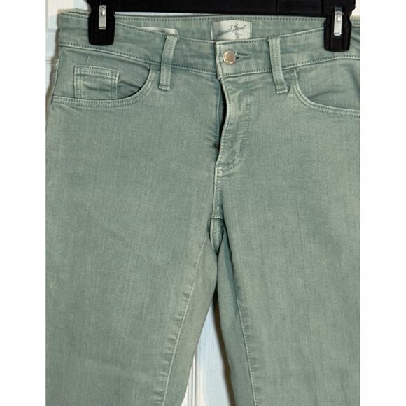 🩵🩵Universal Thread Women's Green Straight Leg Mid Rise Skinny, 2🩵🩵 - Picture 2 of 7